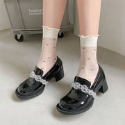 Breathable Japanese Socks - Thin Glass Silk Tube Style
