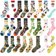 Thin Fashion Floral Stockings for Women