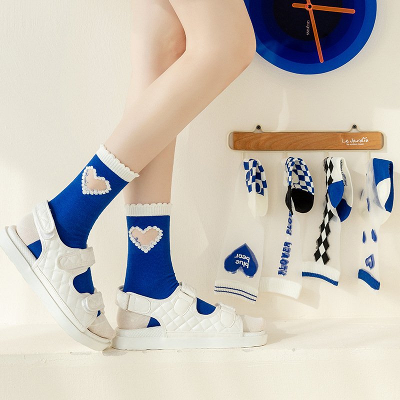 Breathable Sweat-Absorbing Glass Silk Socks for Women