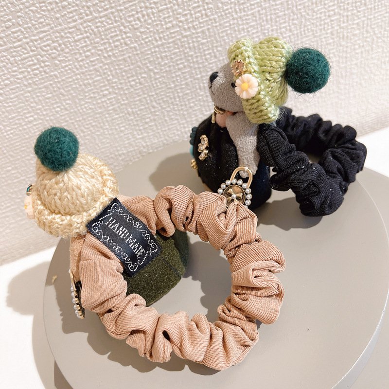 Cute Bear Hair Ring