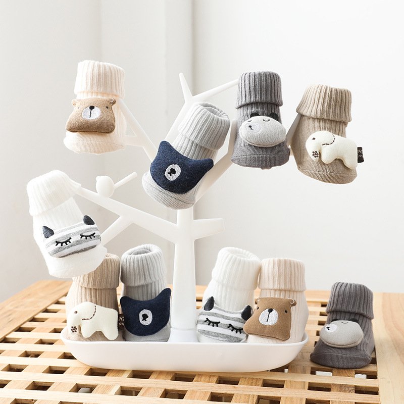 Soft Cartoon Socks for Kids Non-Slip