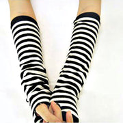 Stay Warm at Halloween Parties with Colorblock Gloves