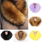 Warm Faux Fur Shawl