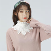 Floral Decor Fake Collar