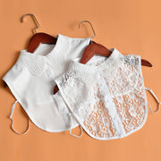 Lace Fake Collar Shirt