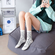 Sweet Cartoon Cat Cotton Socks for Women