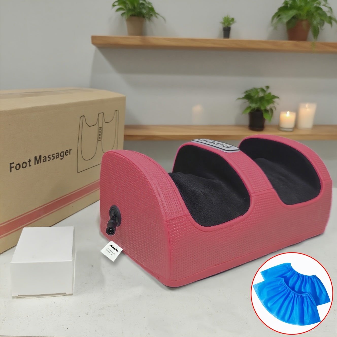 Electric Foot Massager with Heat Therapy for Feet, Legs, and Arms