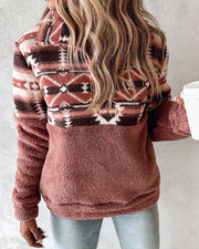 Cozy Pink Plush Loose Casual Jacket for Women