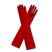 Stretchy Fashion Milk Silk Gloves for Women