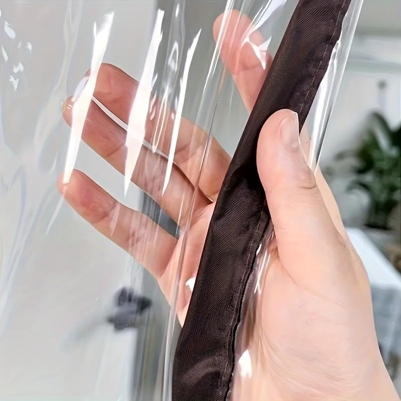 Summer Heat Insulation Magnetic Eva Door Curtain, Block High Temperature Keep Indoor Cool, Self Closing Windproof Energy Saving Anti Mosquito Screen Curtain for Household Indoor Door