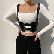 Leather Vest Top