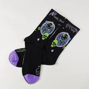 Cotton Street Skateboard Cartoon Socks for Women