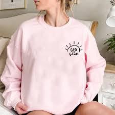 Casual Round Neck Print Sweatshirt for Women