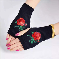 Fingerless Dance Gloves for Women - Cute Sailor Design
