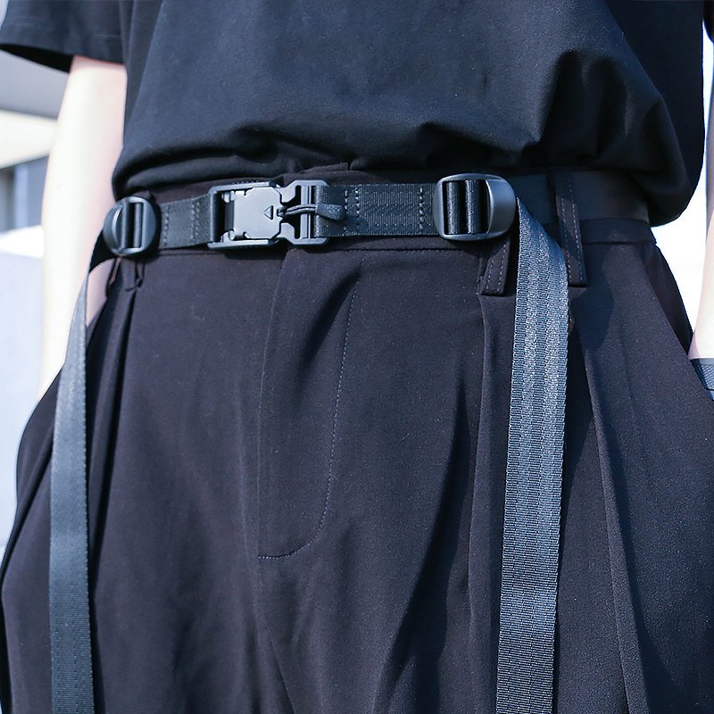 Tactical Adjustable Belt with Magnetic Buckle