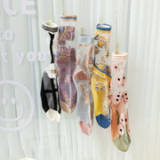 Soft Breathable Flower Socks for Women