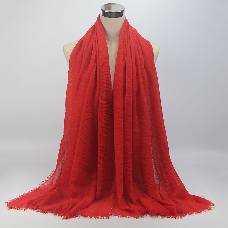 Add a Pop of Color with Cotton Linen Headscarf