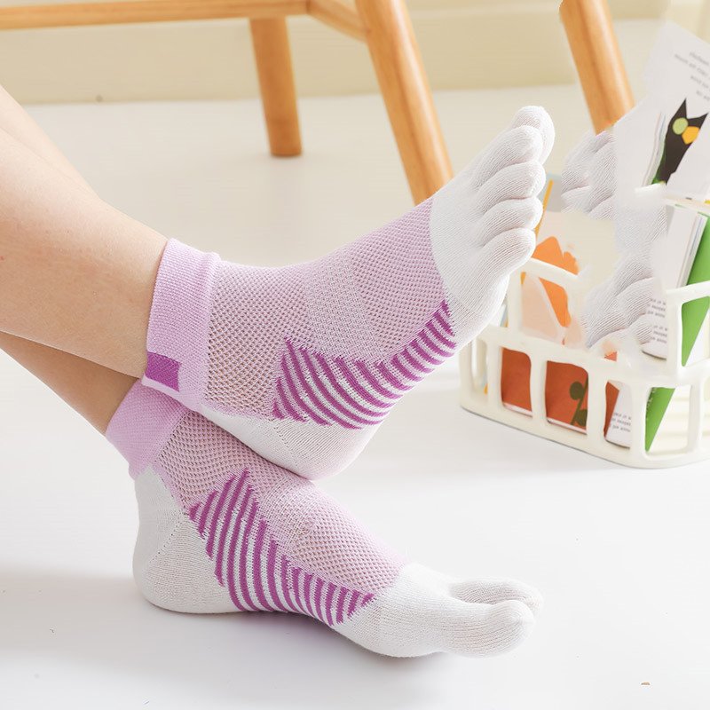 Breathable Women's Sports Mesh Socks 5-Pack