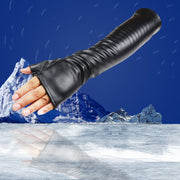 Warm Touch Screen Leather Gloves for Women