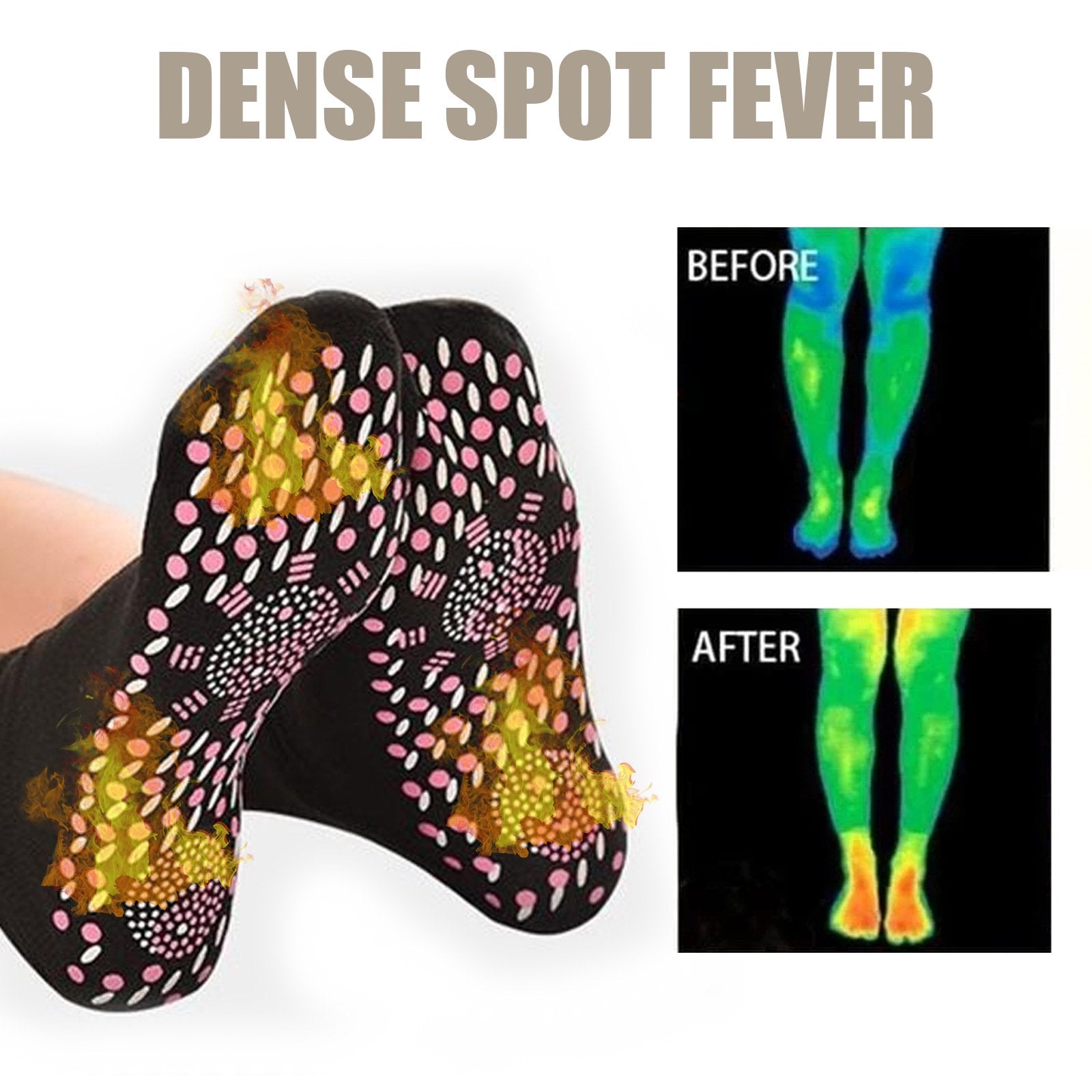 Warm Mid-tube Socks for Cold Feet
