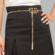 Metal Chain Waist Pendant for Women