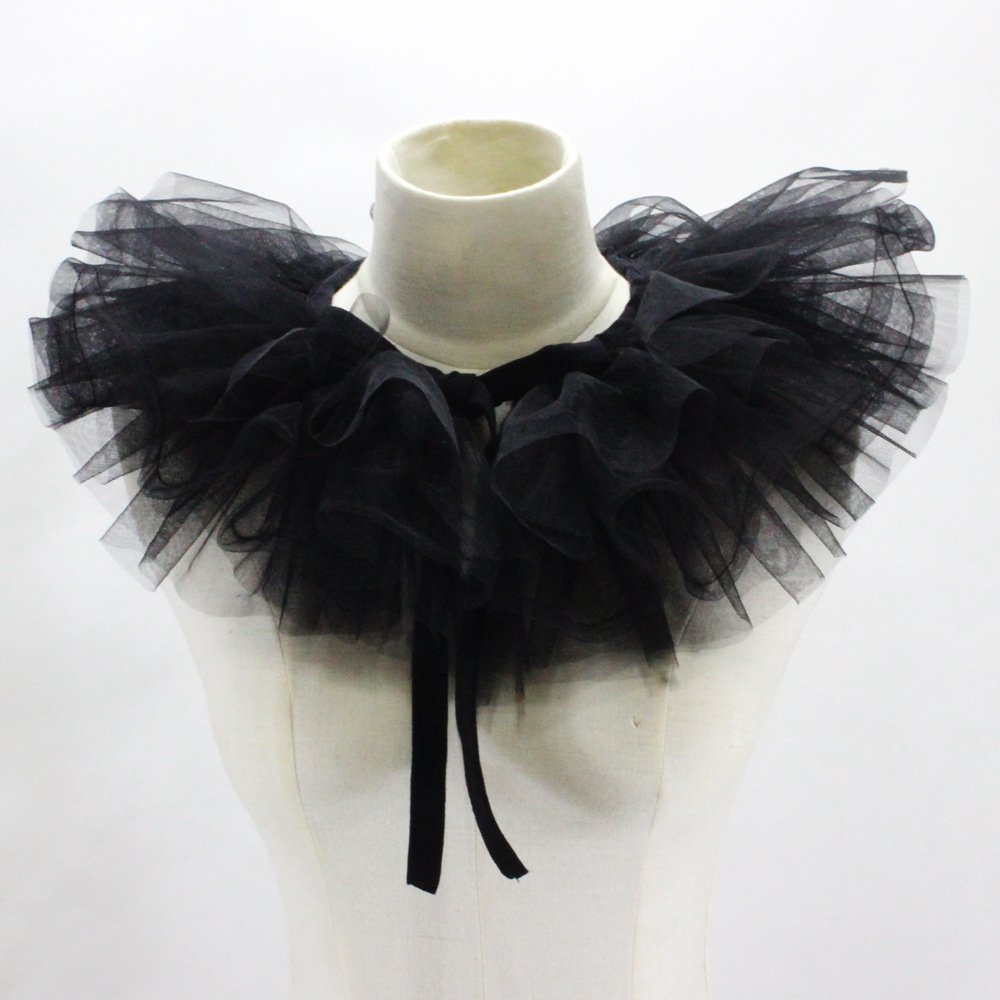 Adjustable Black Mesh Collar Photography Props