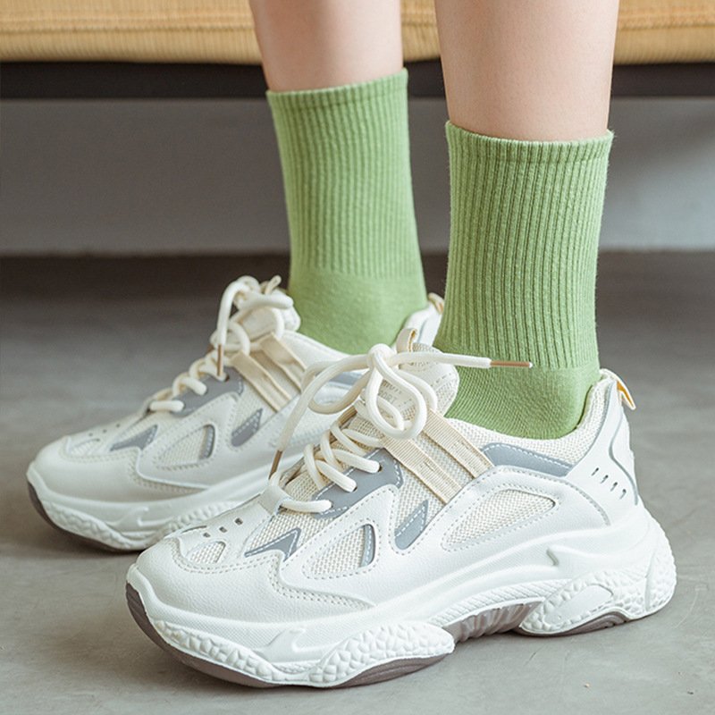 Fun Candy Color Socks for Casual Wear