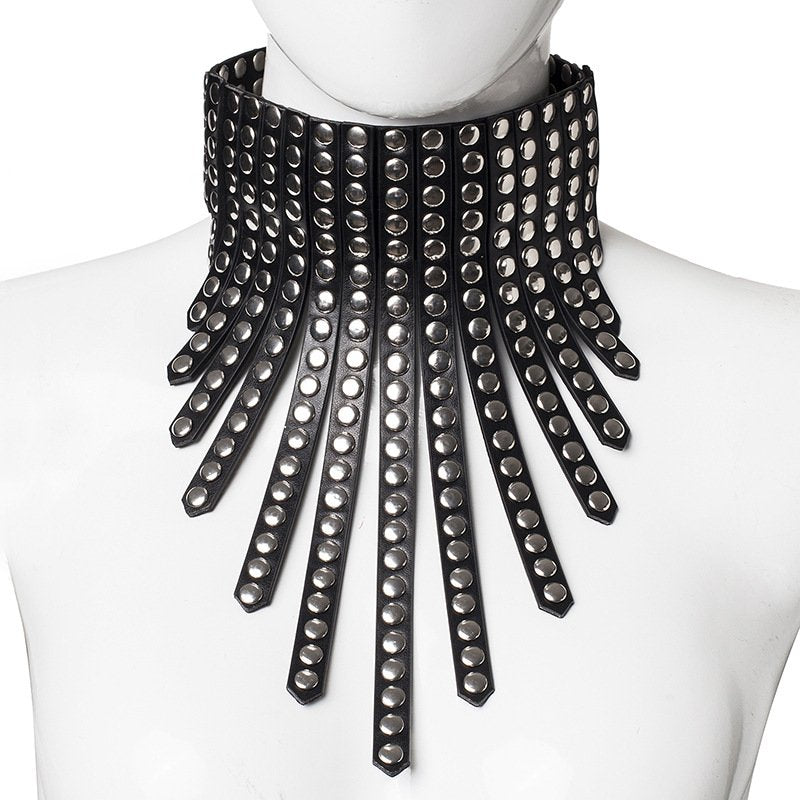 Punk Leather Collar