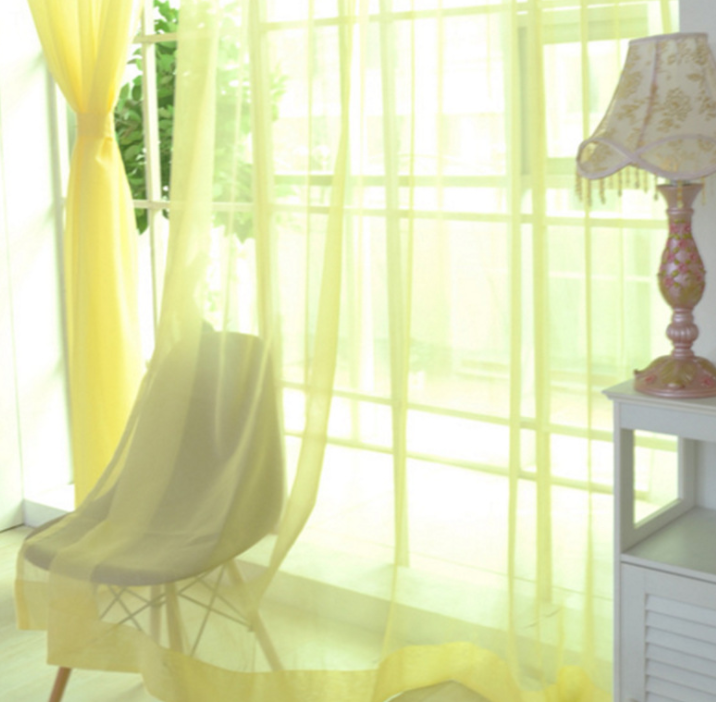 Curtains Solid Tulle Modern Curtains for Living Room Transparent Tulle Curtains Window Sheer for the Bedroom