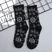 Men's Breathable Socks with Floral Patterns
