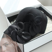 Elegant Floral Baseball Hat for Women