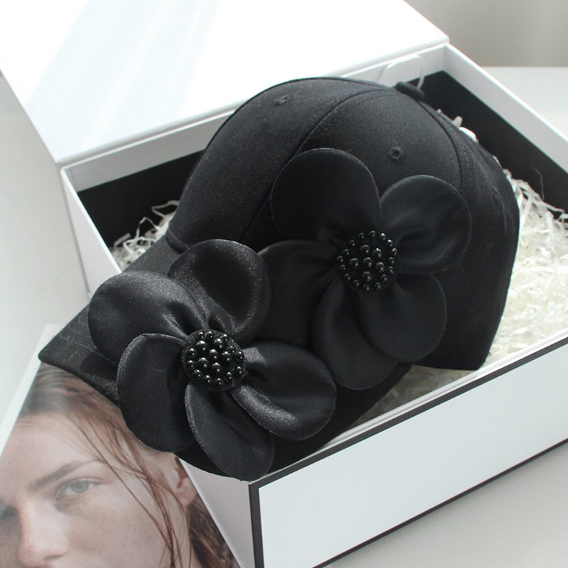 Elegant Floral Baseball Hat for Women