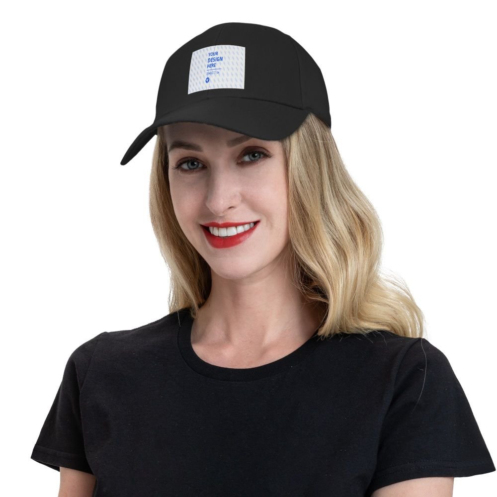 Breathable Solid Color Curved Brim Hat for Women