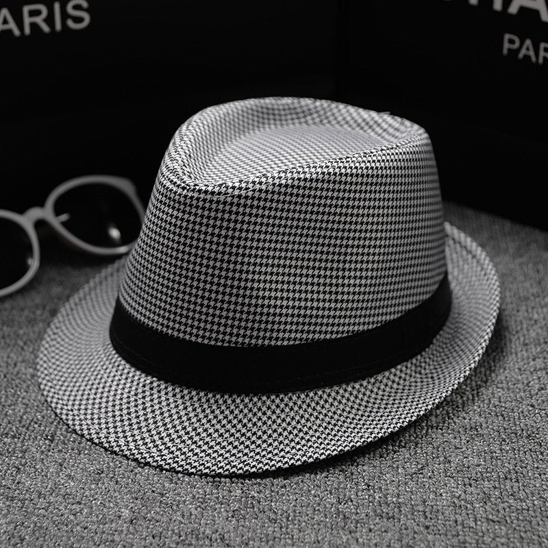 Houndstooth Sun Hat