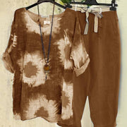Casual Women's Two-piece Jumpsuit Set