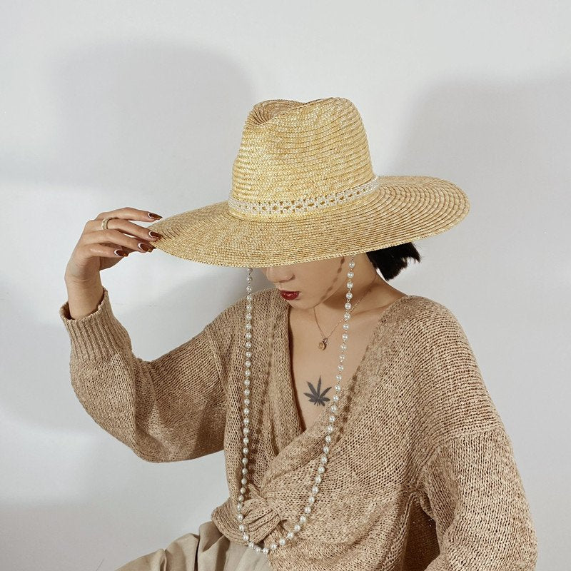 Beachy Big Brim Straw Hat
