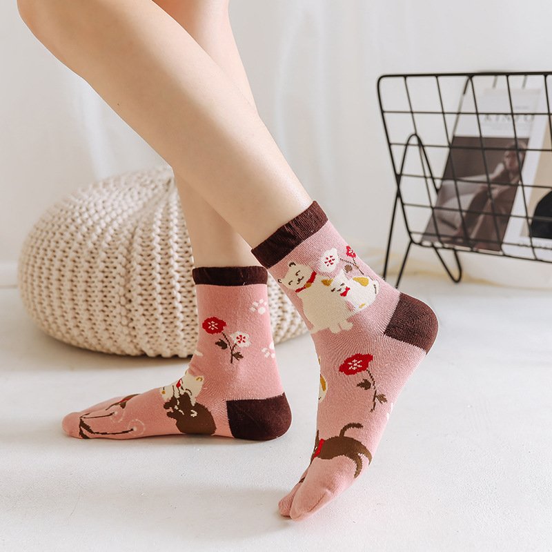 Cozy Cartoon Socks for Women