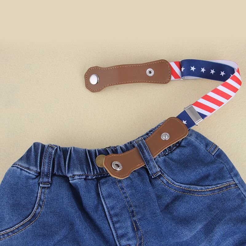 Adjustable Kids' Belt with Snap Closure