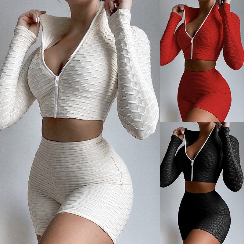 Casual Women's Two Piece Sports Suit Shorts