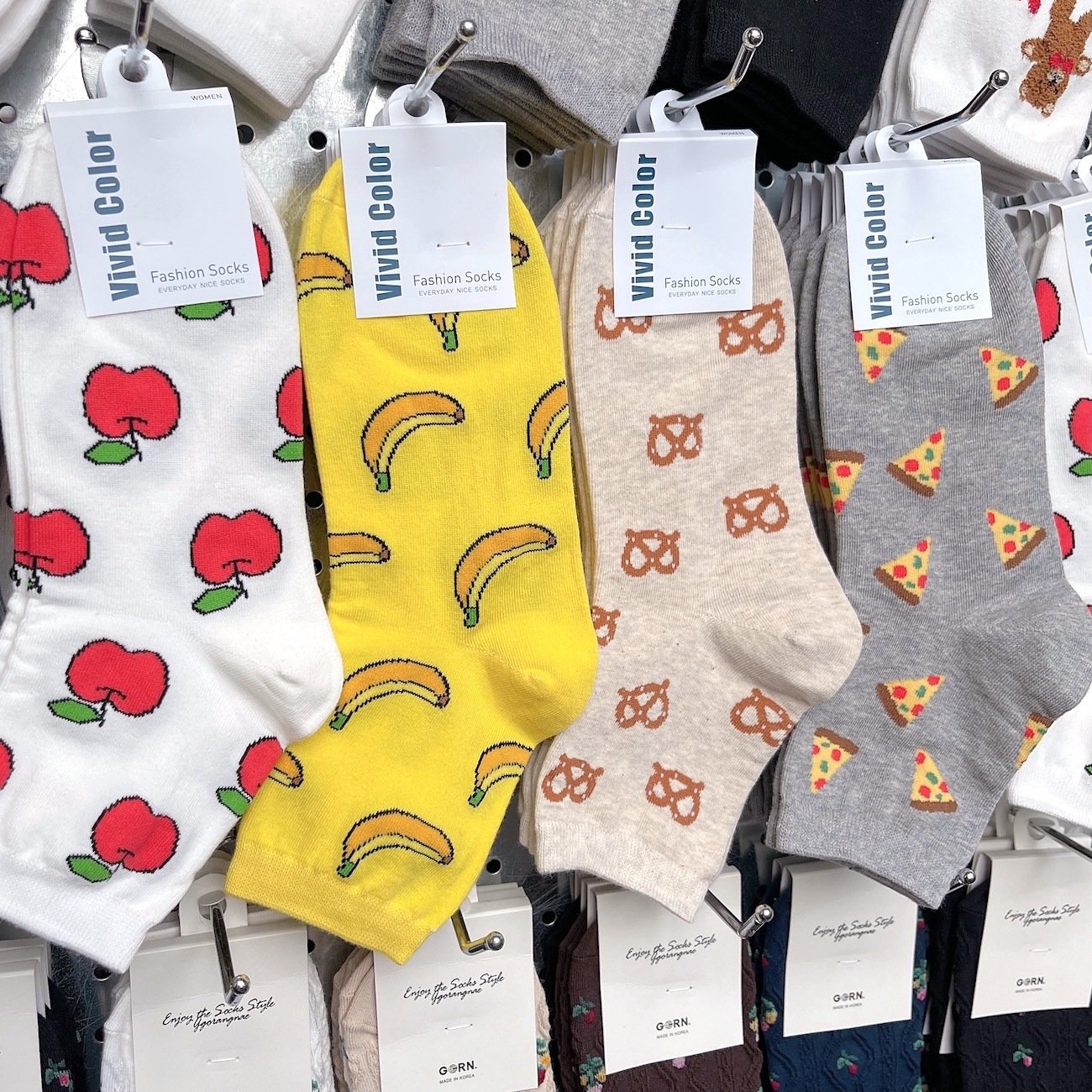 Vivid Fruit Print Women's Socks