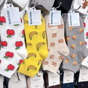 Vivid Fruit Print Women's Socks