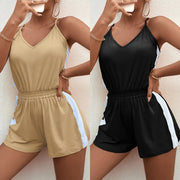 Summer V-Neck Halter Jumpsuit for Women