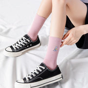 Fun Embroidered Socks