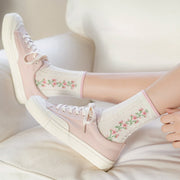 Adorable Cartoon Flower Socks for Women