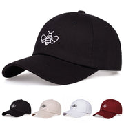 Bee Embroidered Baseball Sun Hat for Women Men