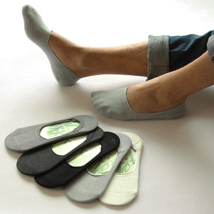 Non Slip Men's Boat Socks for Summer