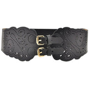 Add a Touch of Style with Cutout Elastic Pin Buckle Belt
