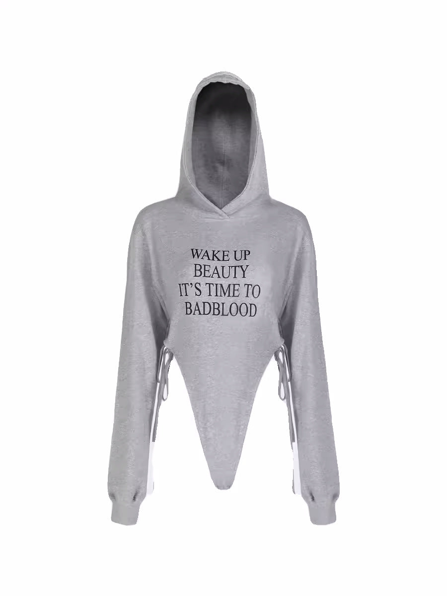 Chic Loose-Fit Letter Knit One-Piece Sweater