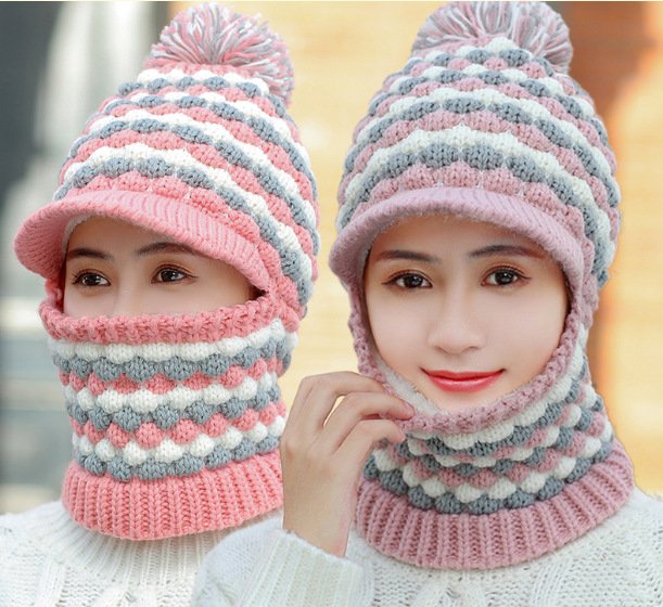 Warm Ear Protection Women's Winter Hat for Cold Weather