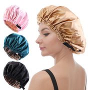Adjustable Satin Dome Hat for Women